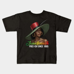 Juneteenth | Free-Ish Since 1865 Kids T-Shirt